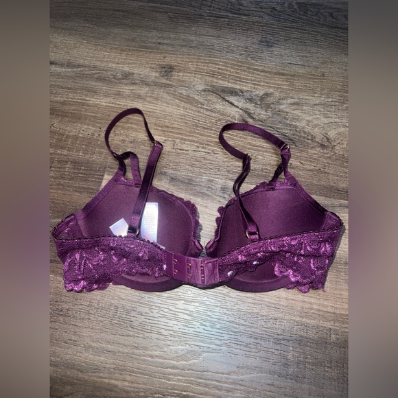 NWOT Savage X Fenty Lightly Lined Lace Purple Bra - Picture 4 of 7